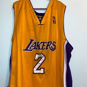 adidas lakers derek fisher jersey